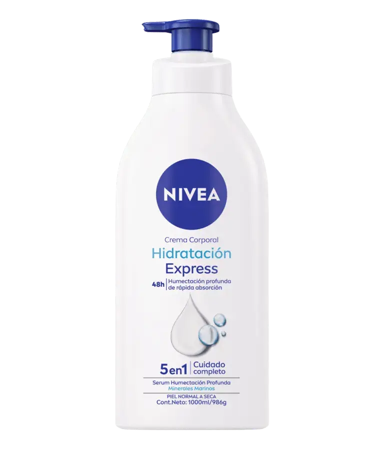 Crema Nivea Hidratación Express Botella 1Lt