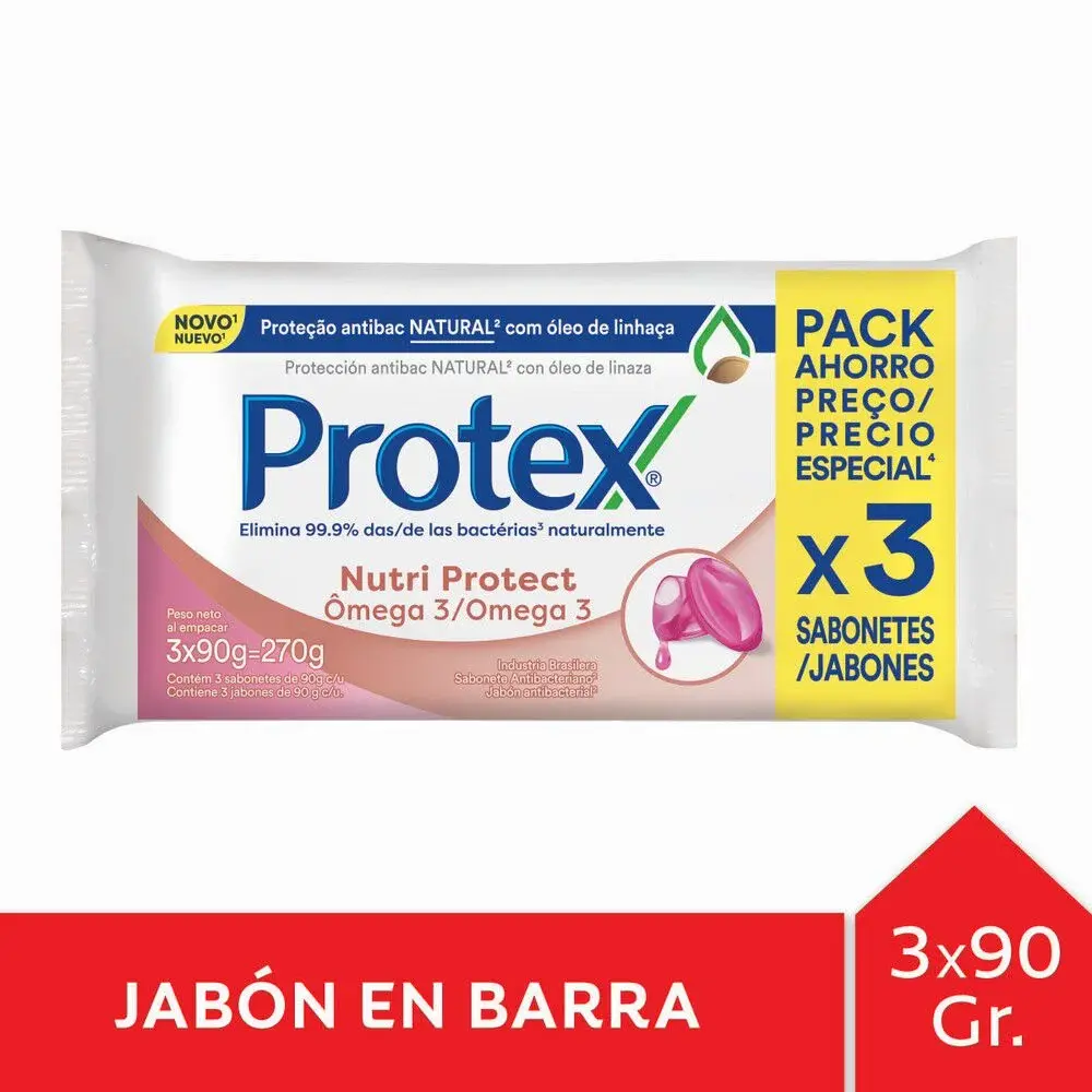 Jabón Protex Pack 85 G x3