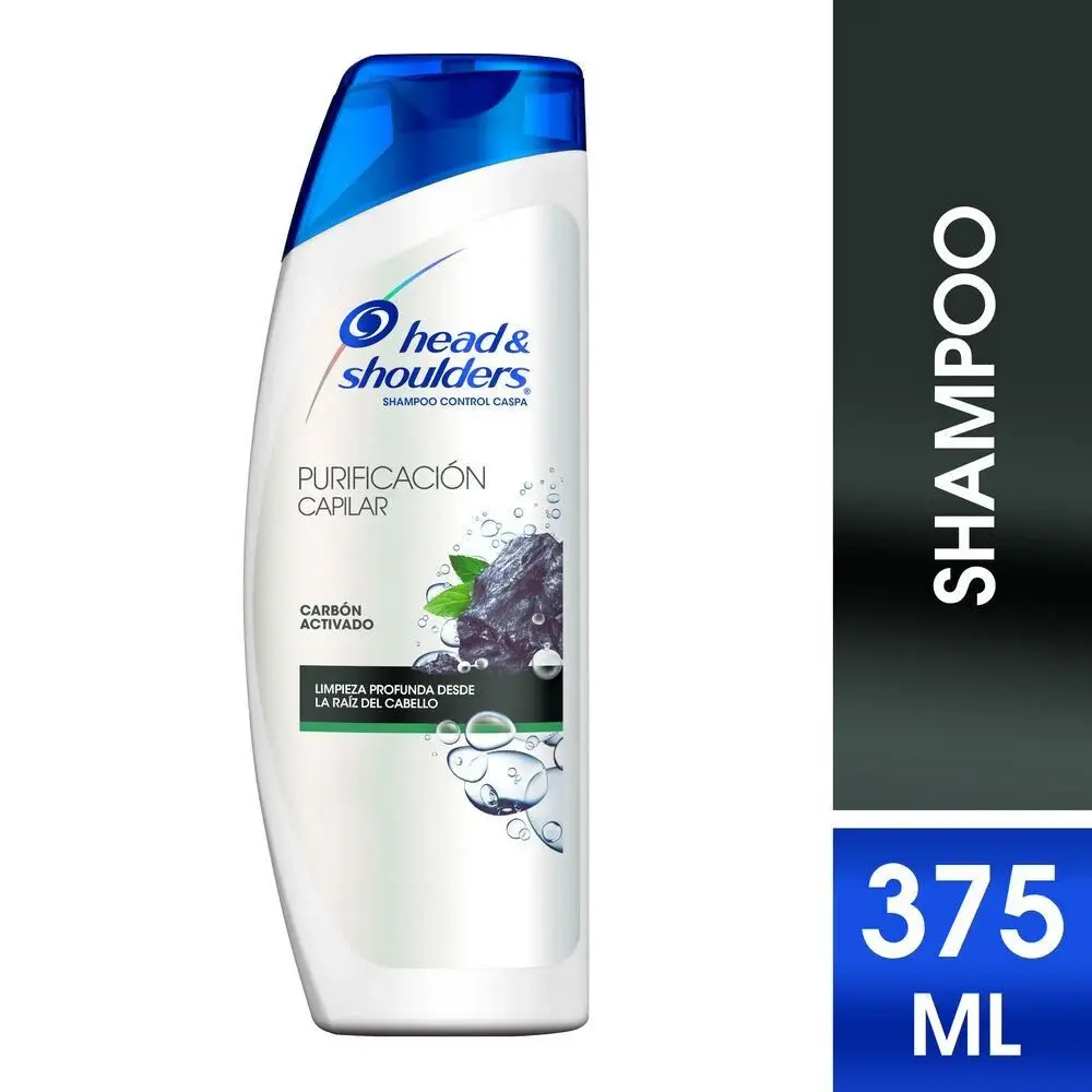 Shampoo Head&Shoulders Carbón 375 ml