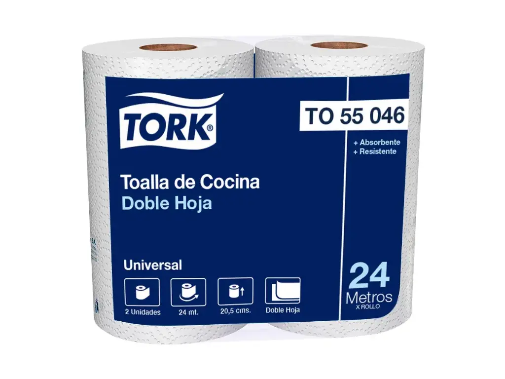 Toalla de Papel Tork HD 24 mts x2