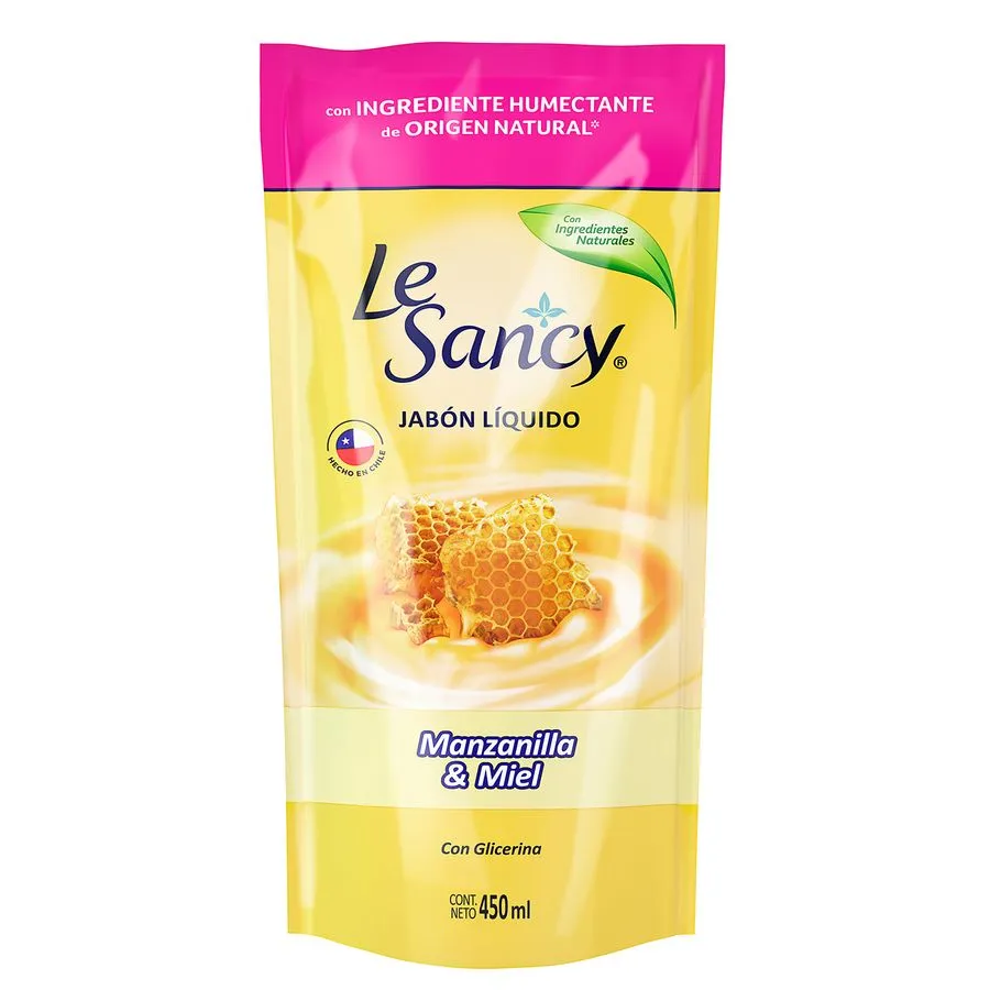 Jabón LeSancy Manzanilla y Miel 450 ml