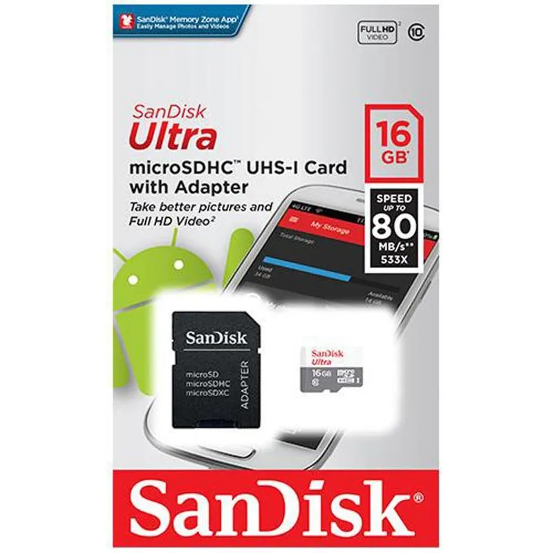 Memoria SD Sandisk 16 GB