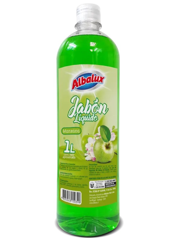 Jabón Alabalux Manzana 1 Lt