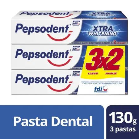 Crema Dental Pepsodent Xtra Whitening Pack 130 grs