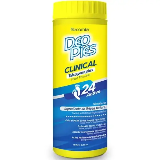 Desodorante  Pies Talco Clinical New 150 grs