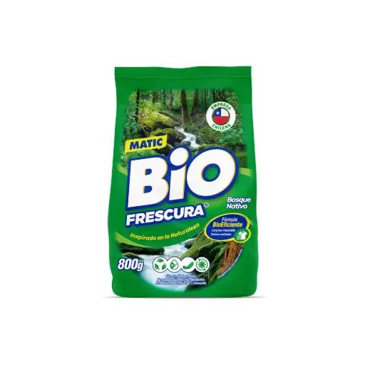 Detergente Bio Frescura Verde Bolsa 800 gr