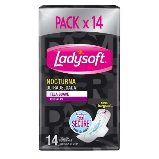 Toalla Femenina Ladysoft Nocturna Ultradelgada