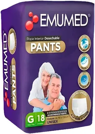 Pañal Emumed Talla G 18 un