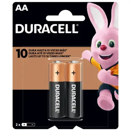 Pilas Alcalina Duracell AA