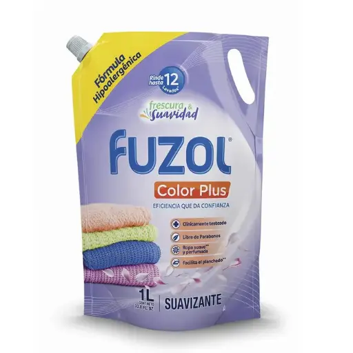 Suavisante Fuzol Color Plus Hipoalergénico 1 lt