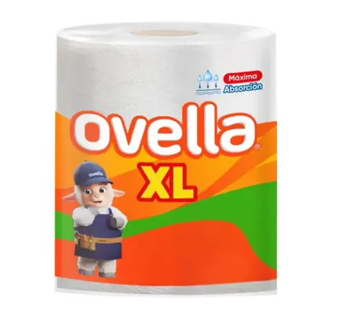 Toalla de Papel Ovella XL Doble Hoja 80 mts