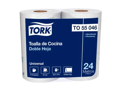 Toalla de Papel Tork HD 24 mts x2