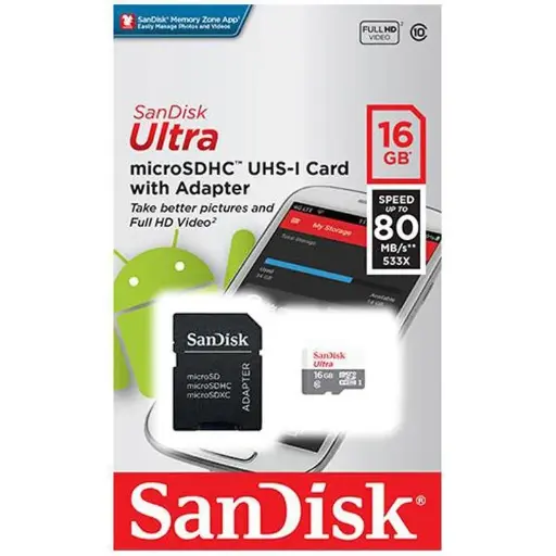 Memoria SD Sandisk 16 GB