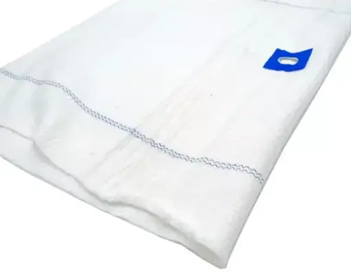 Trapero blanco con ojal Albalux 40x60 cm