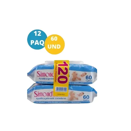 Toalla Humeda Simons 120 Un